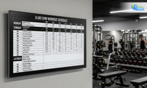 6 Day Gym Workout Schedule