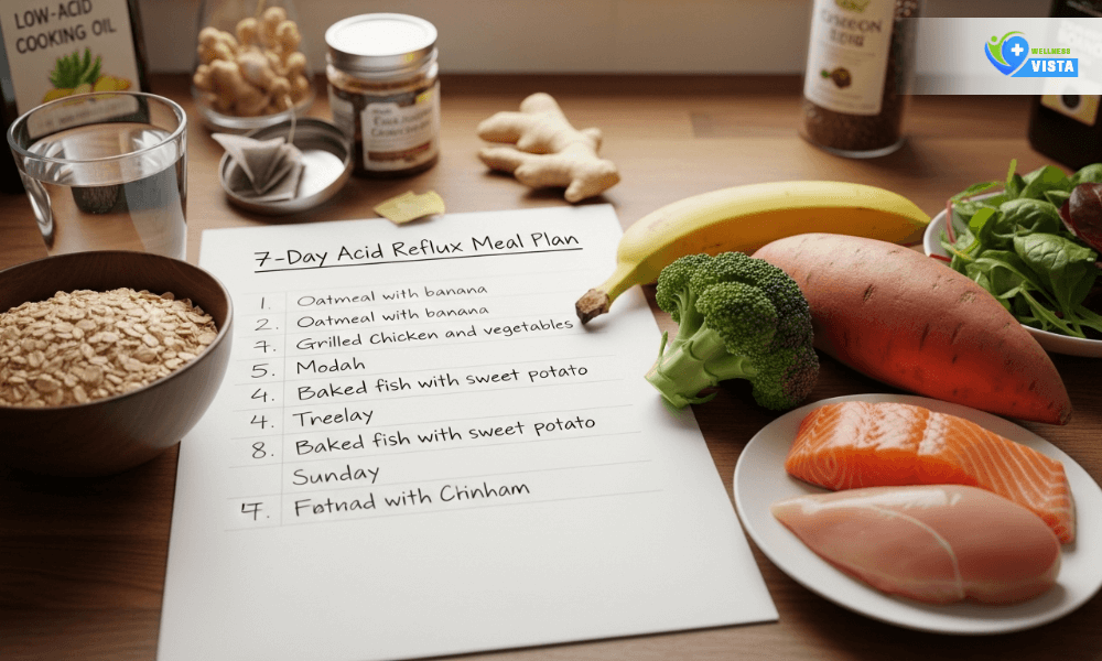 7 Day Meal Plan for Acid Reflux